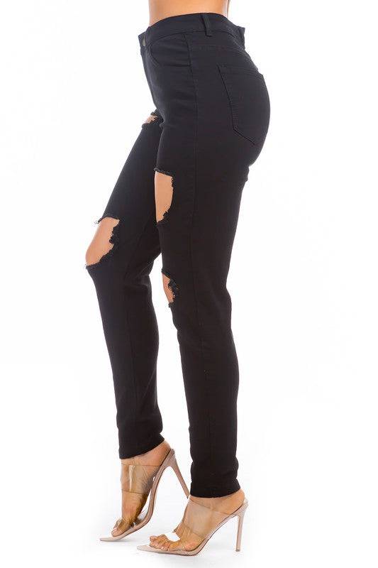 DENIM JEANS MULTI CUT Eye Candy Sensation
