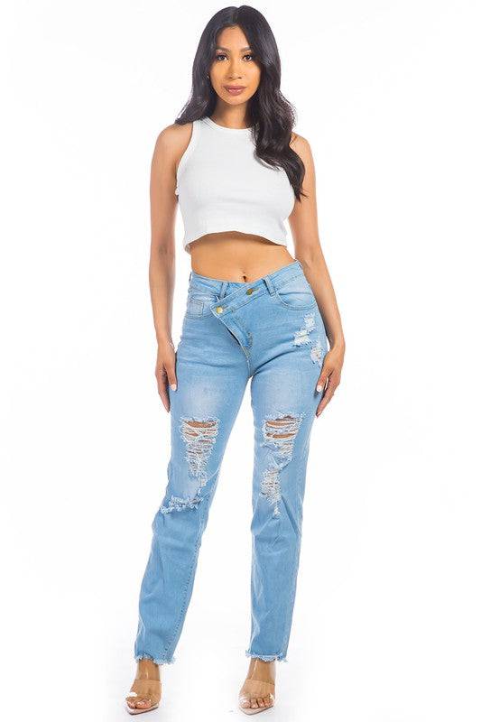 DENIM JEANS MULTI CUT Eye Candy Sensation