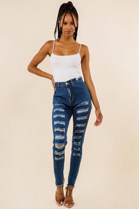 DENIM JEANS MULTI CUT Eye Candy Sensation