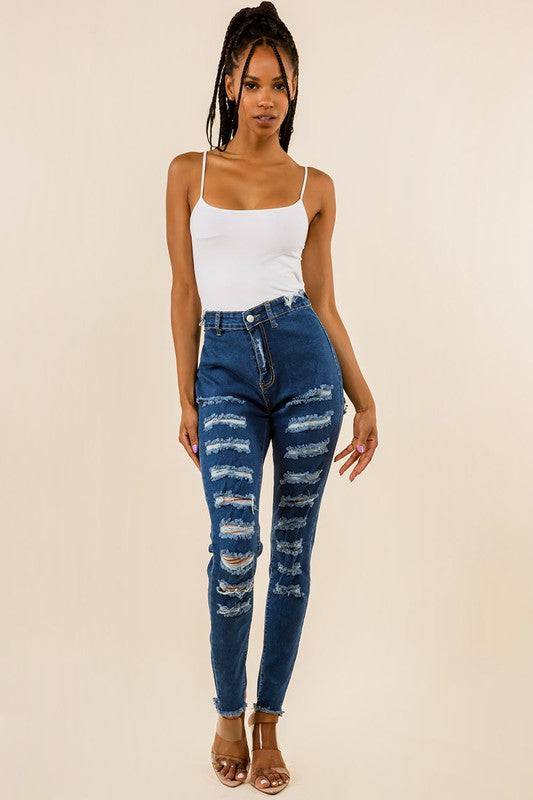 DENIM JEANS MULTI CUT Eye Candy Sensation