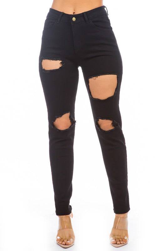 DENIM JEANS MULTI CUT Eye Candy Sensation
