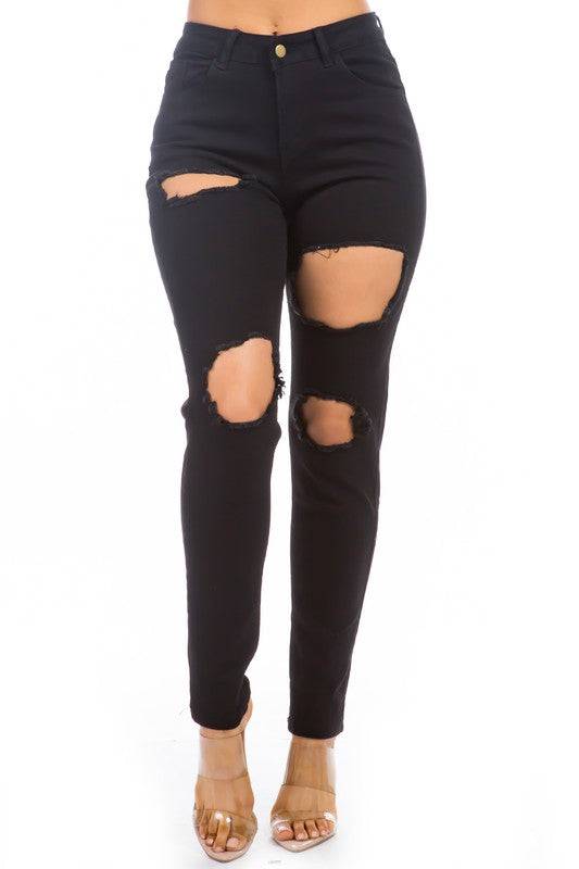 DENIM JEANS MULTI CUT Eye Candy Sensation