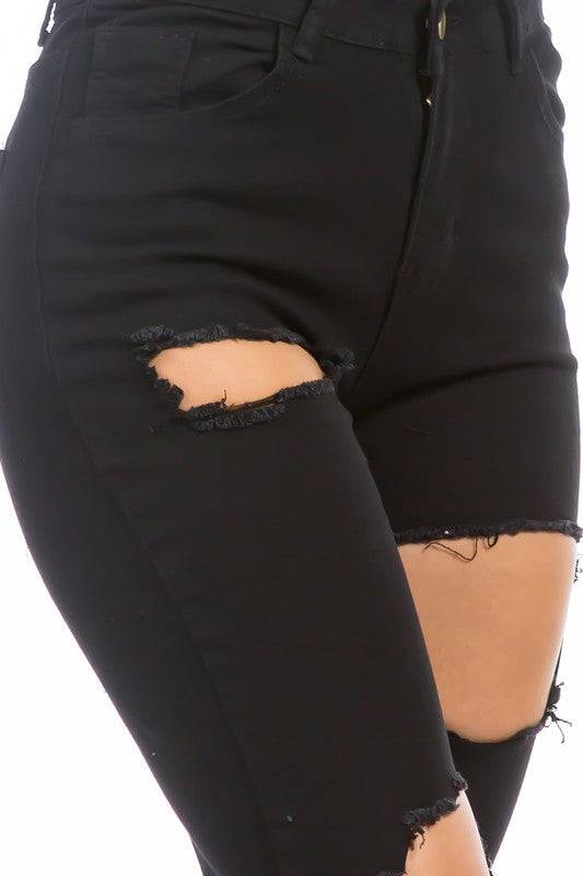DENIM JEANS MULTI CUT Eye Candy Sensation