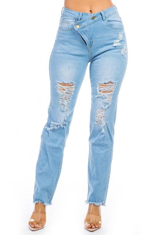 DENIM JEANS MULTI CUT Eye Candy Sensation