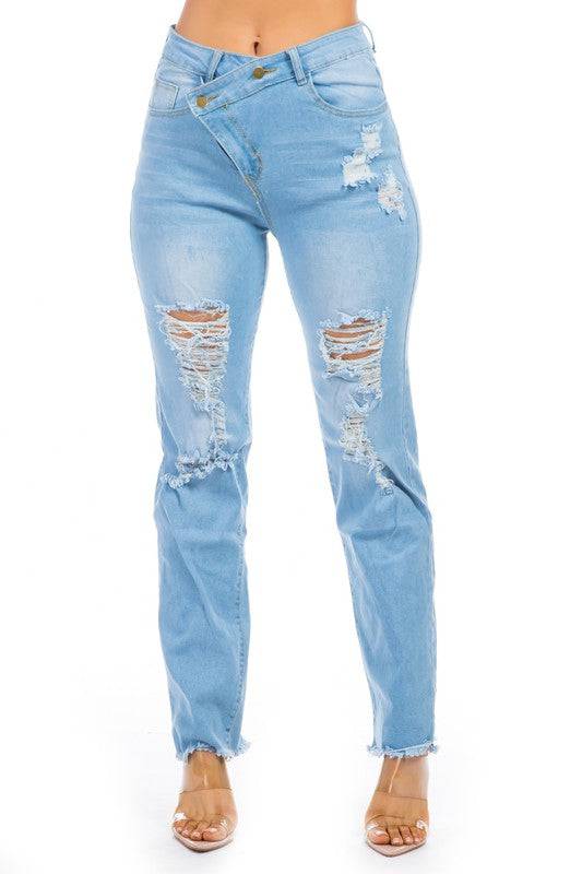 DENIM JEANS MULTI CUT Eye Candy Sensation