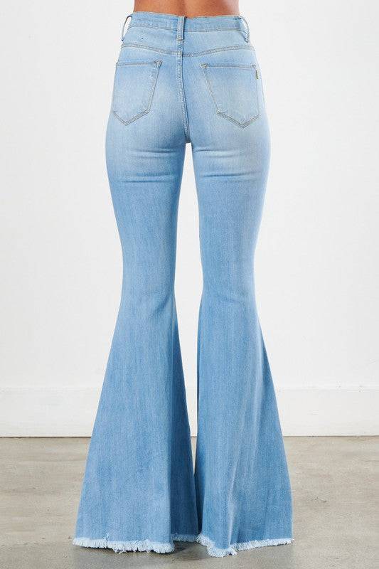 Distressed Flare Eye Candy Sensation