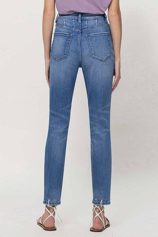 Distressed Mom Jeans Eye Candy Sensation