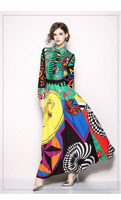 FLOWER MAXI DRESS Eye Candy Sensation