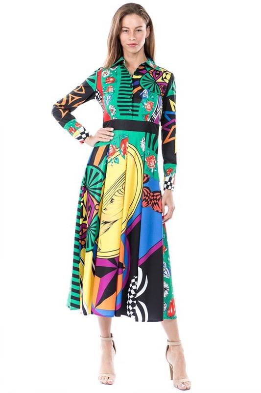 FLOWER MAXI DRESS Eye Candy Sensation