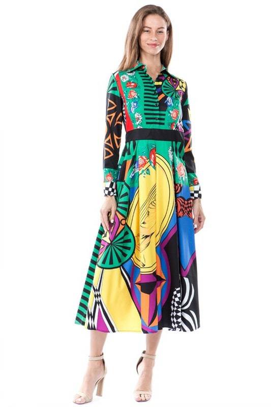 FLOWER MAXI DRESS Eye Candy Sensation