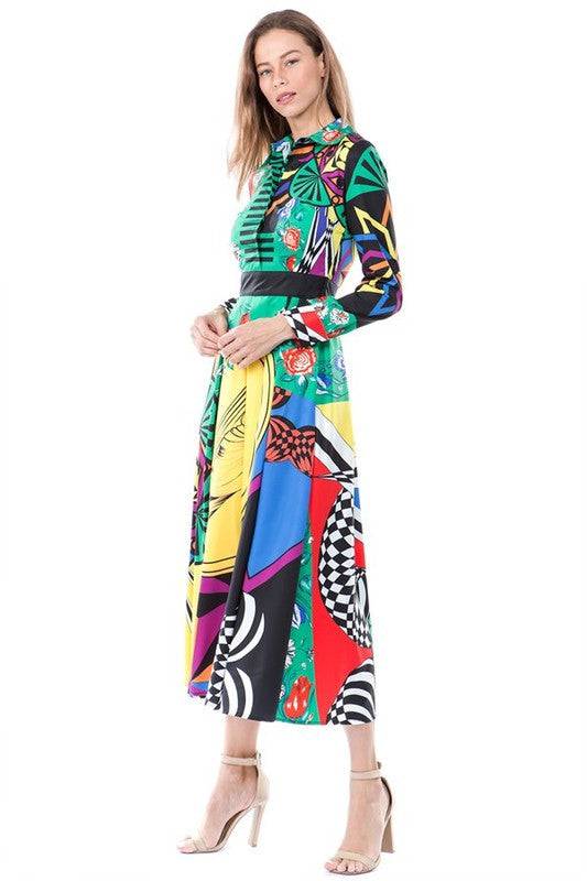 FLOWER MAXI DRESS Eye Candy Sensation
