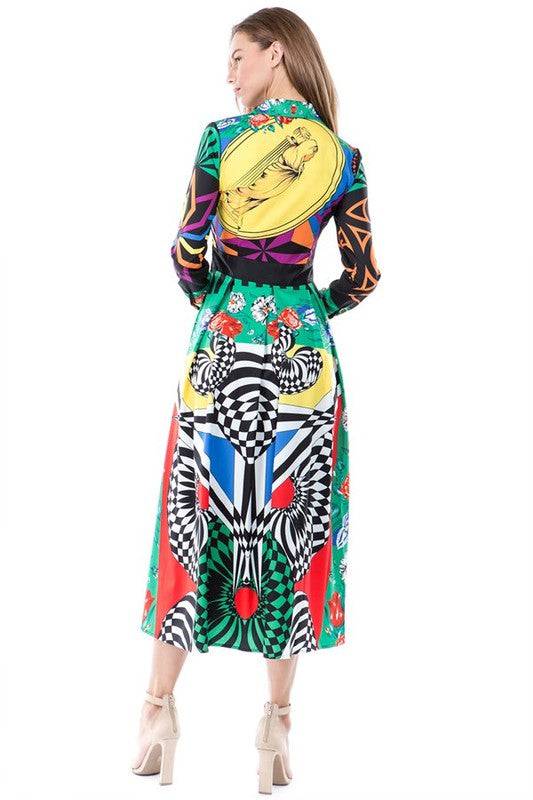 FLOWER MAXI DRESS Eye Candy Sensation