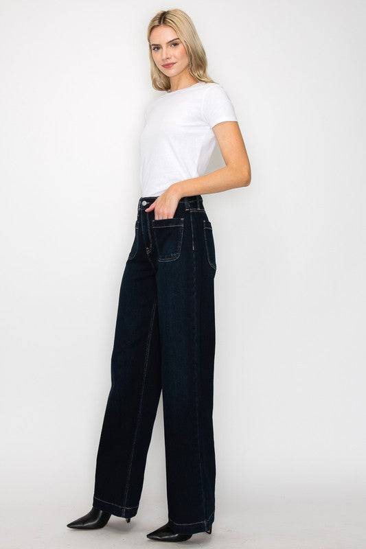 HIGH RISE MODERN WIDE JEANS Eye Candy Sensation