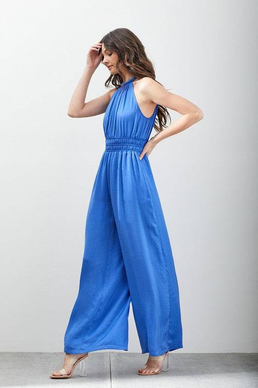 High Neck Sleeveless Jumpsuit Eye Candy Sensation