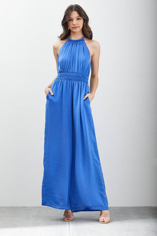 High Neck Sleeveless Jumpsuit Eye Candy Sensation