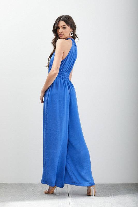 High Neck Sleeveless Jumpsuit Eye Candy Sensation