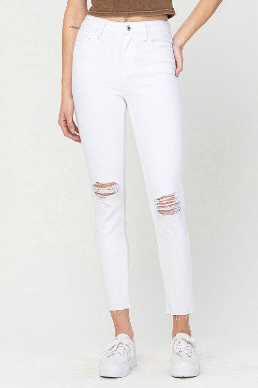 High Rise Crop Skinny Jeans Eye Candy Sensation