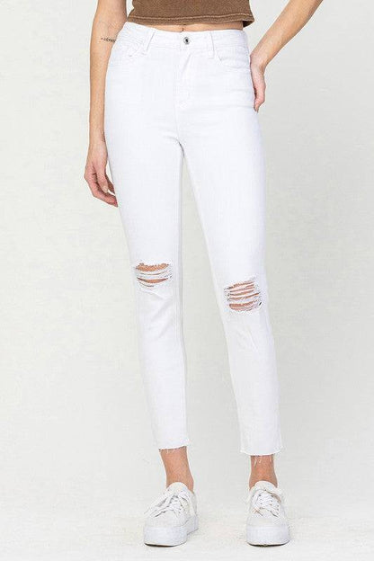 High Rise Crop Skinny Jeans Eye Candy Sensation