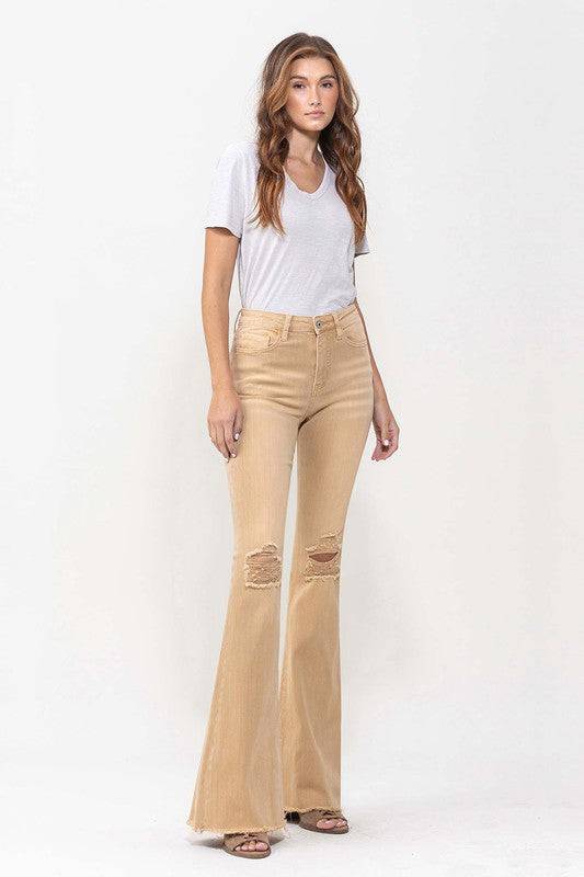High Rise Flare Eye Candy Sensation