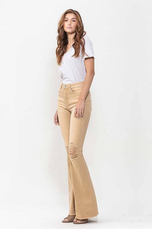 High Rise Flare Eye Candy Sensation