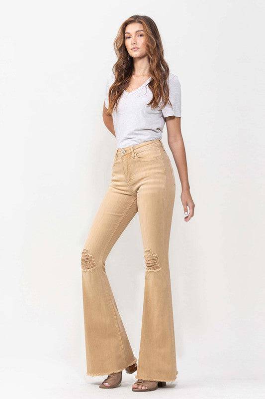 High Rise Flare Eye Candy Sensation