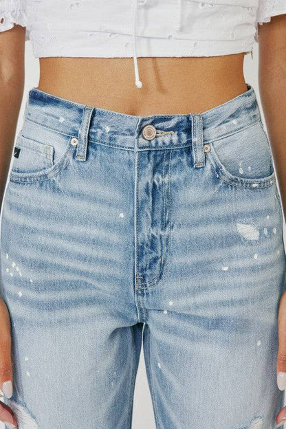 High Rise Slim Straight Jeans Eye Candy Sensation
