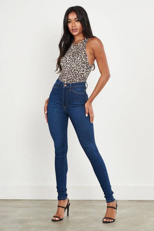 High Waisted Classic Skinny Eye Candy Sensation