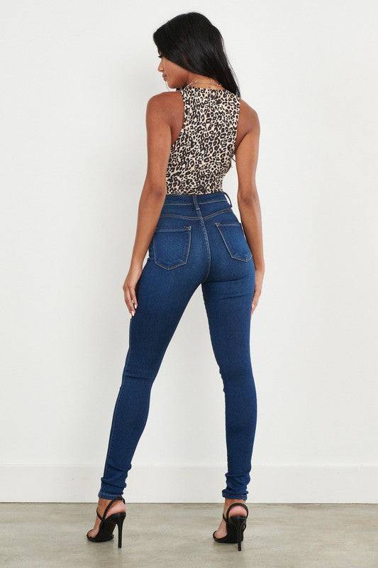 High Waisted Classic Skinny Eye Candy Sensation