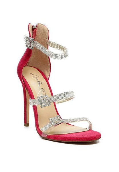 INES BLING STRAP HIGH HEEL SANDALS Eye Candy Sensation