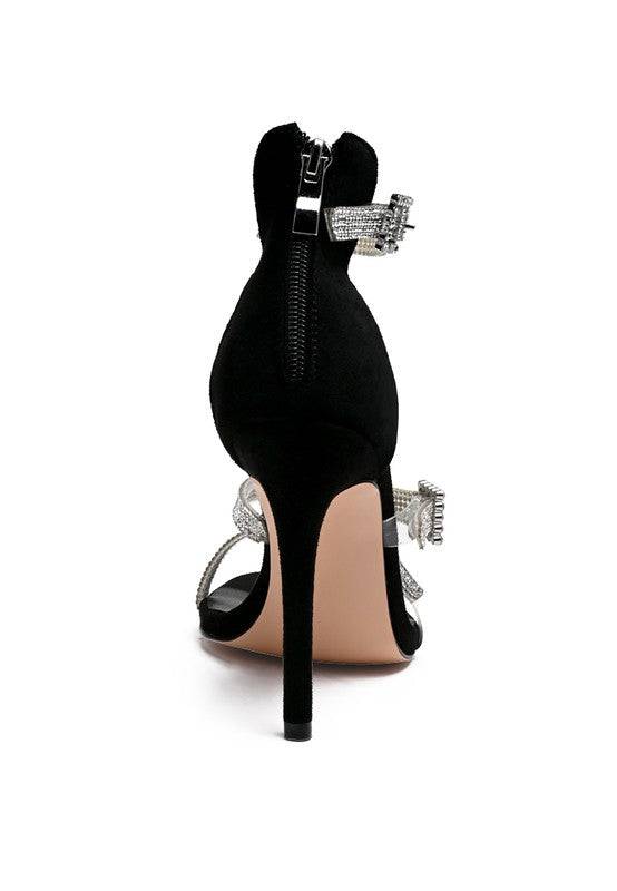 INES BLING STRAP HIGH HEEL SANDALS Eye Candy Sensation