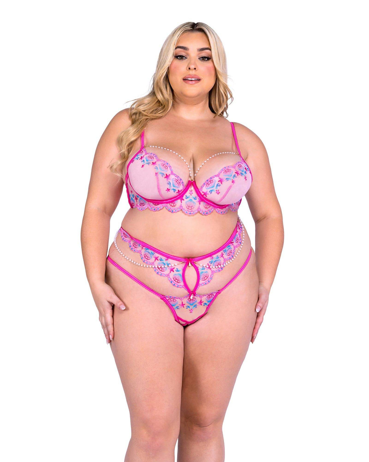 LI696 - Sultry Siren 2-Piece Bra Set Roma Confidential