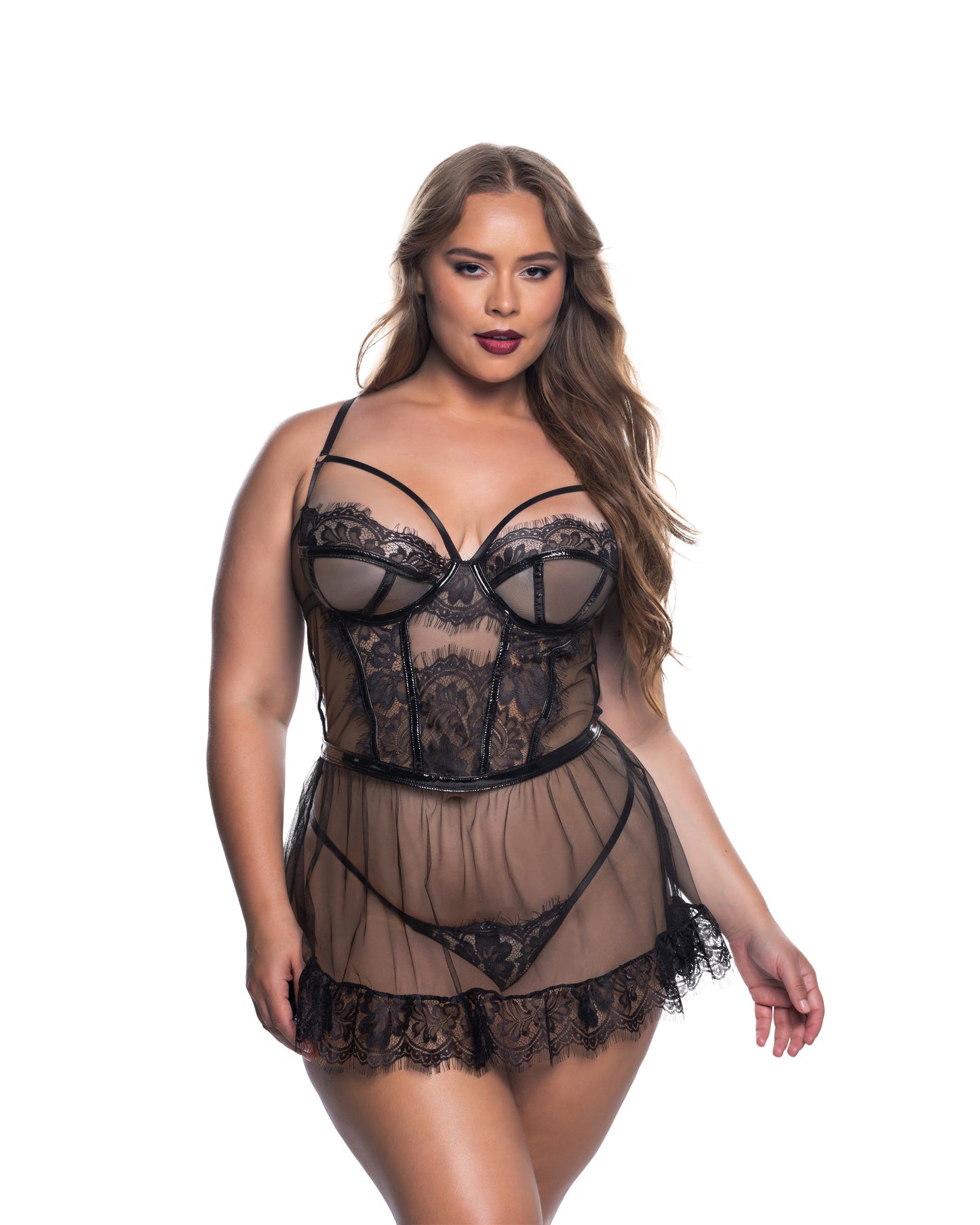 LI839 - Eden Babydoll 2-Piece Set