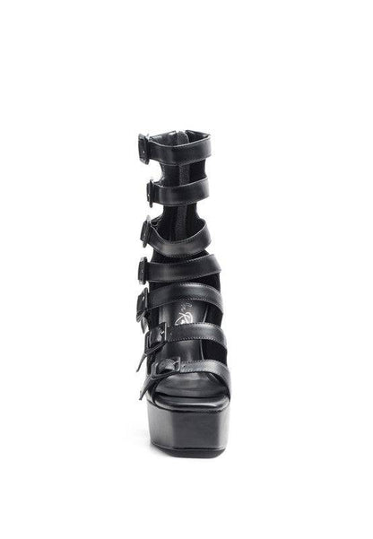 LONDON RAG SAROUCHI CAGED HIGH HEEL BUCKLE SANDAL Eye Candy Sensation