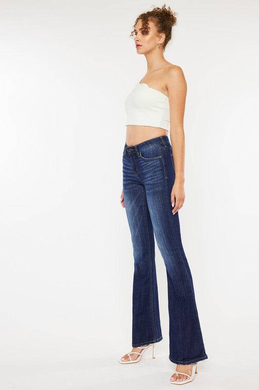 Mid Rise Flare Jeans - KC6102LOH Eye Candy Sensation