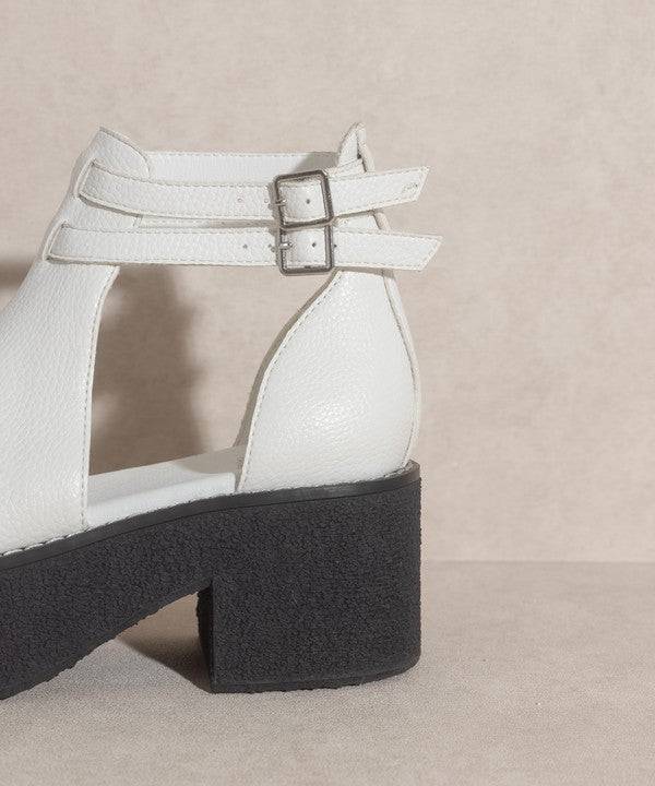 OASIS SOCIETY Elizabeth - Platform Strapped Sandal Eye Candy Sensation