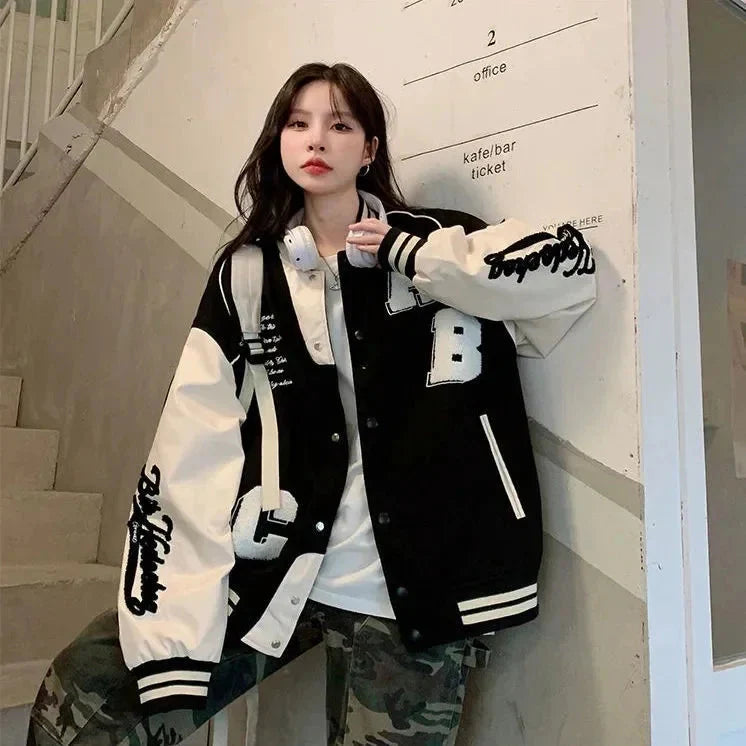 Printed Zipper Sweater Unisex Hoodie Coat
