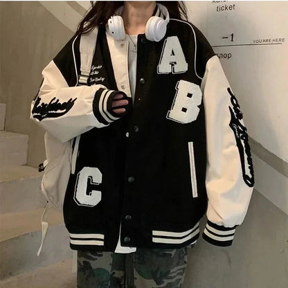Printed Zipper Sweater Unisex Hoodie Coat