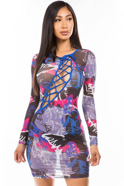 SEXY PARTY MINI DRESS Eye Candy Sensation