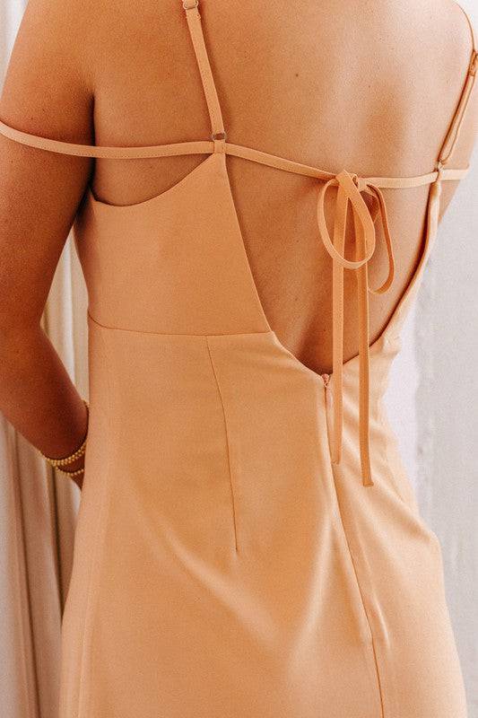 Strap Detail Mini Dress Eye Candy Sensation