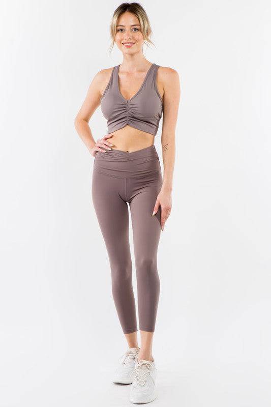 Twisted Waist buttery soft  Leggings Eye Candy Sensation