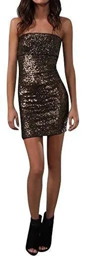 WOMEN'S SHORT SEQUIN MINI DRESS Cheryl Creations
