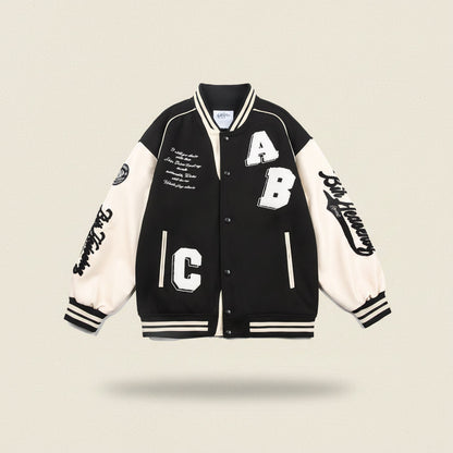 Printed Zipper Sweater Unisex Hoodie Coat