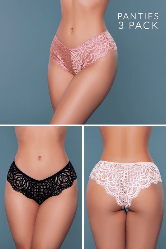 2197 Aurora Brief 3 Pack Eye Candy Sensation