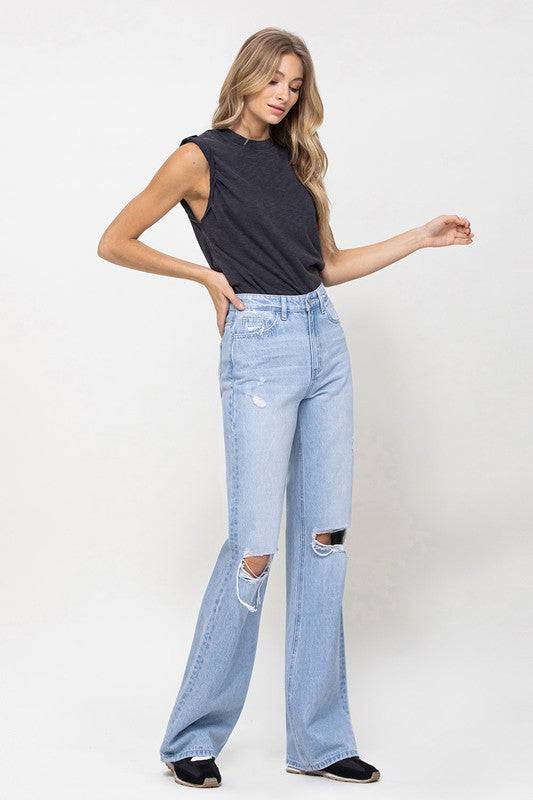 90's Vintage Flare Jeans Eye Candy Sensation