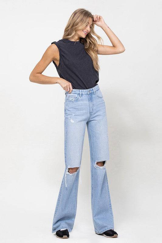 90's Vintage Flare Jeans Eye Candy Sensation