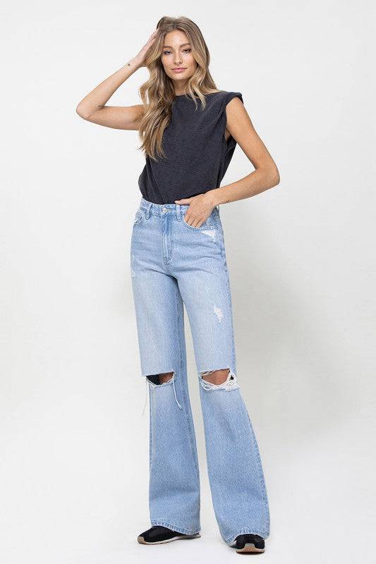90's Vintage Flare Jeans Eye Candy Sensation